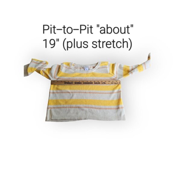 L*SPACE Sun Seeker Colorblock Sweater XS Yellow White Lightweight Pullover Knit - Picture 10 of 12